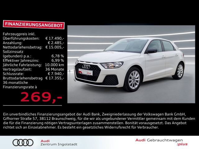 Audi A1 Sportback 30 TFSI Schaltgetriebe - 2019 - Joinsteer
