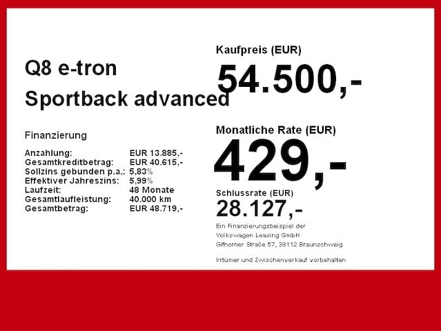 Audi Q8 Sportback E-tron Advanced 55 E-tron Quattro - 2023 - Joinsteer - #4
