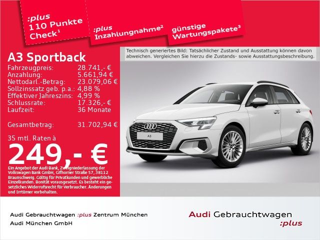 Audi A3 Sportback Advanced 35 TDI S Tronic - 2022 - Joinsteer - #1
