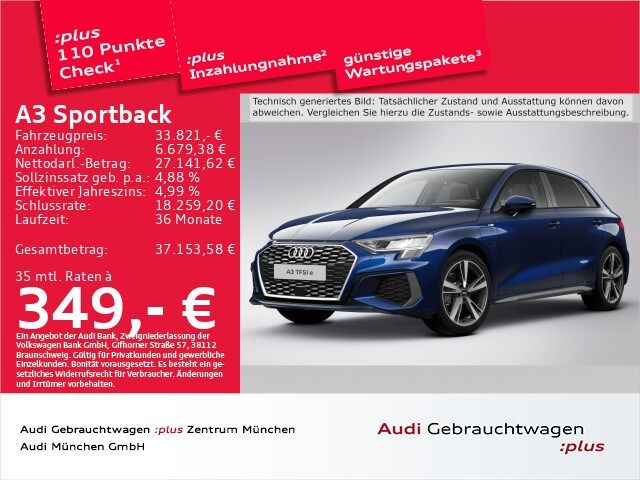 Audi A3 Sportback TFSI E S Line 40 TFSI E S Tronic - 2022 - Joinsteer - #1