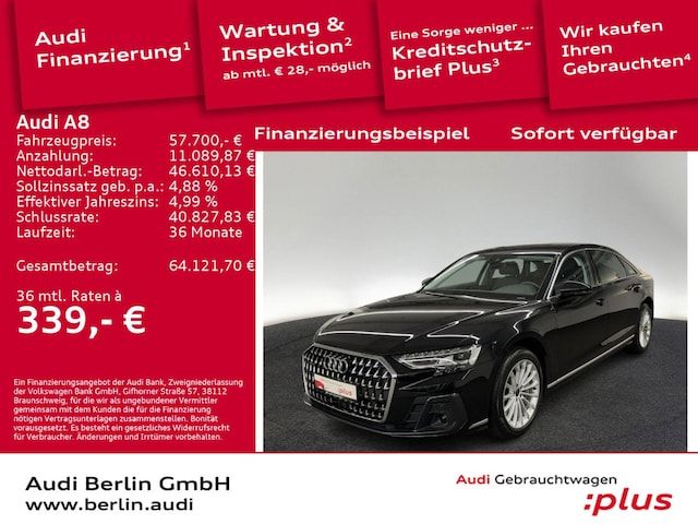 Audi A8 L TFSI E 60 TFSI E Quattro Tiptronic - 2024 - Joinsteer - #1