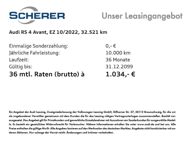 Audi RS4 Avant TFSI Quattro Tiptronic - 2022 - Joinsteer - #2