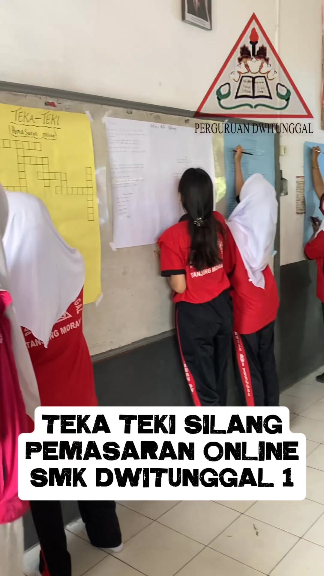 SMK Dwitunggal 1 Belajar dengan Metode Permainan Teka-Teki Silang pada Materi Pemasaran Online