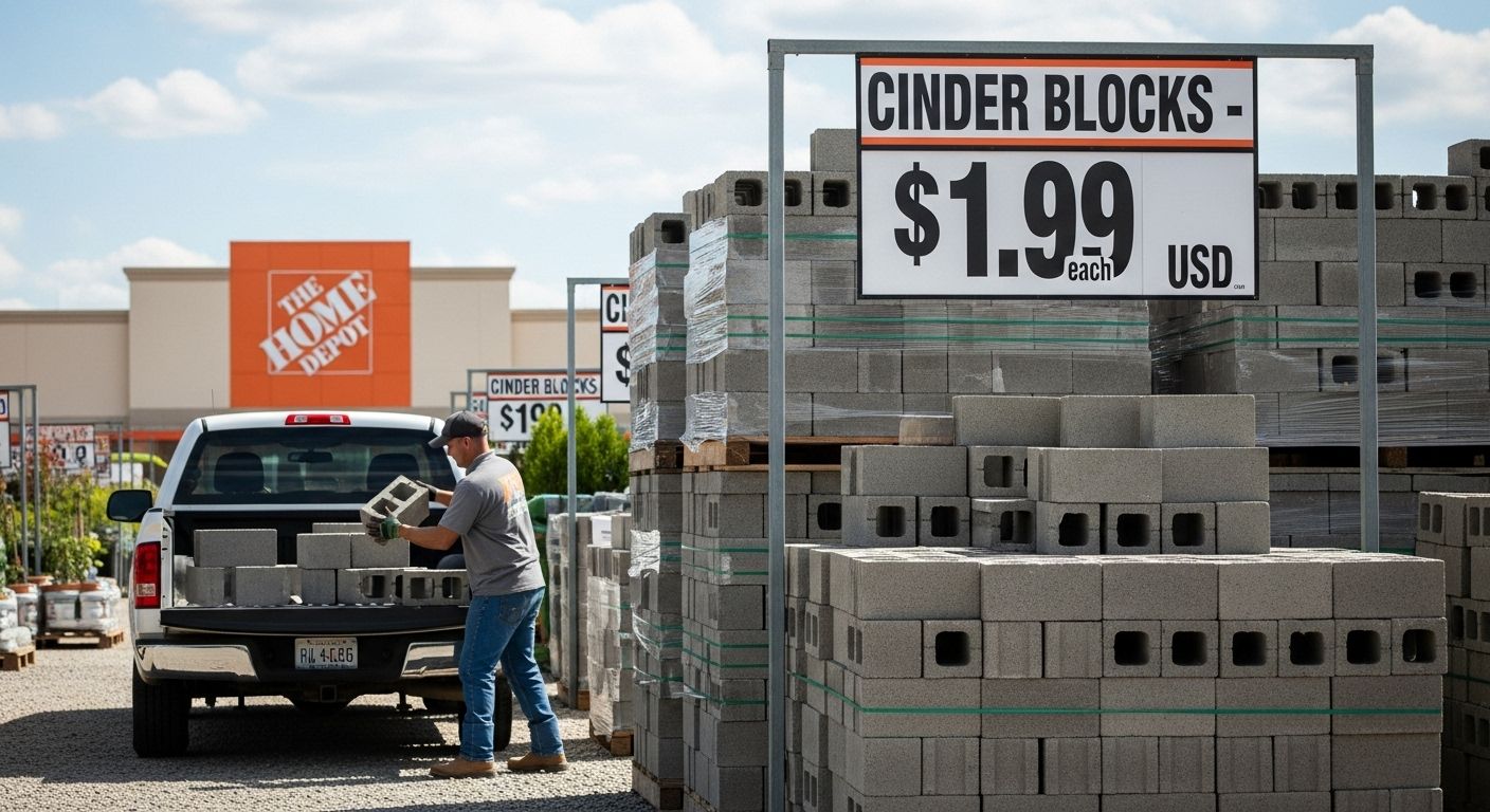Cinder Block Home Depot: Build Strong Foundations