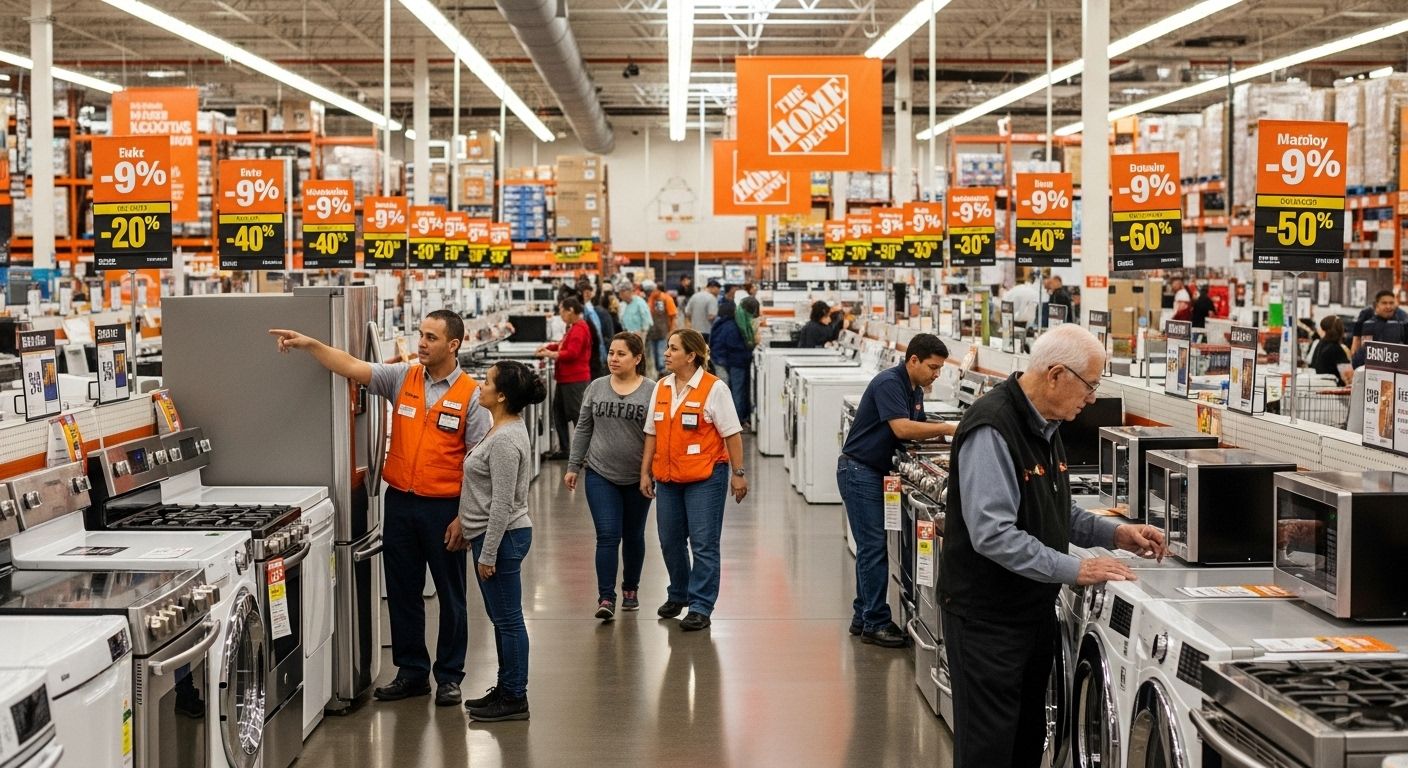 home depot appliances sale
