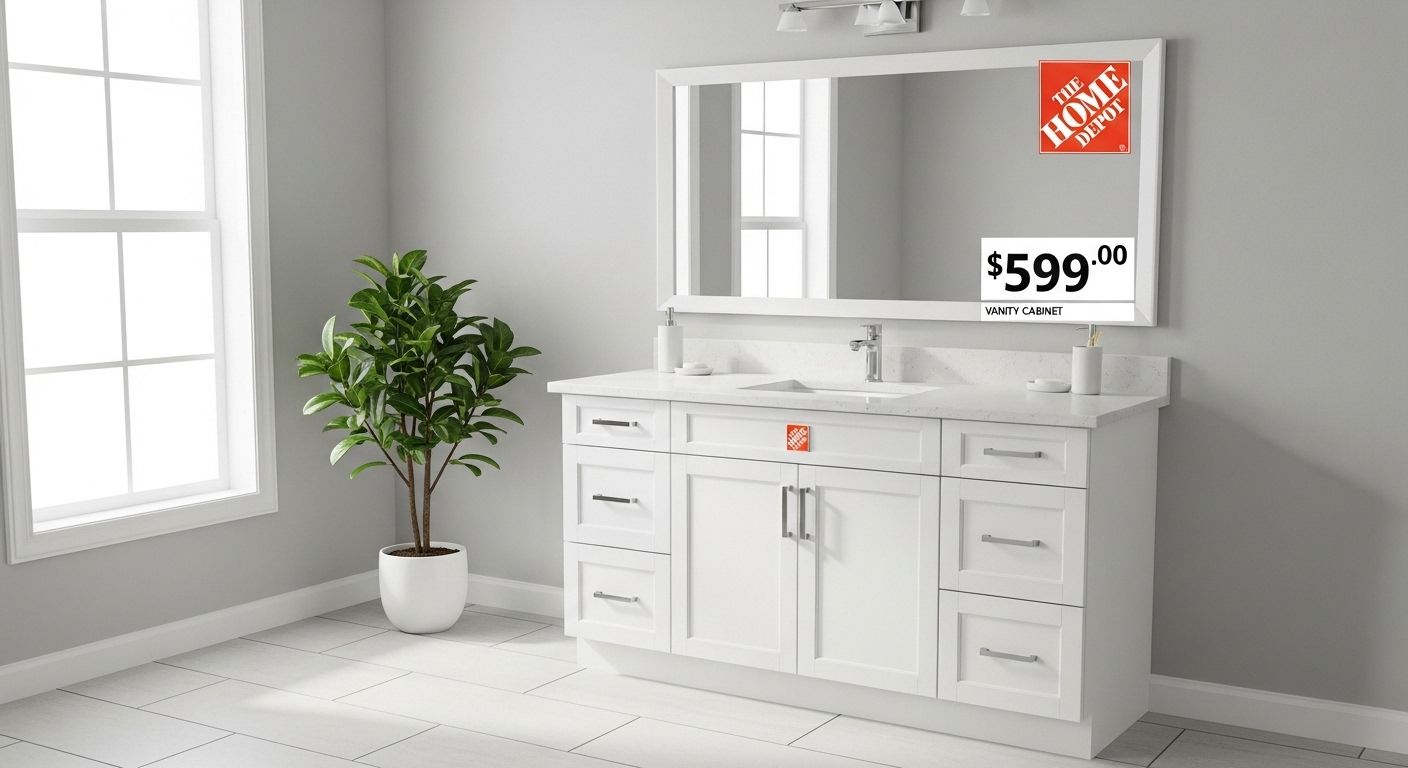 home depot bathroom cabinets