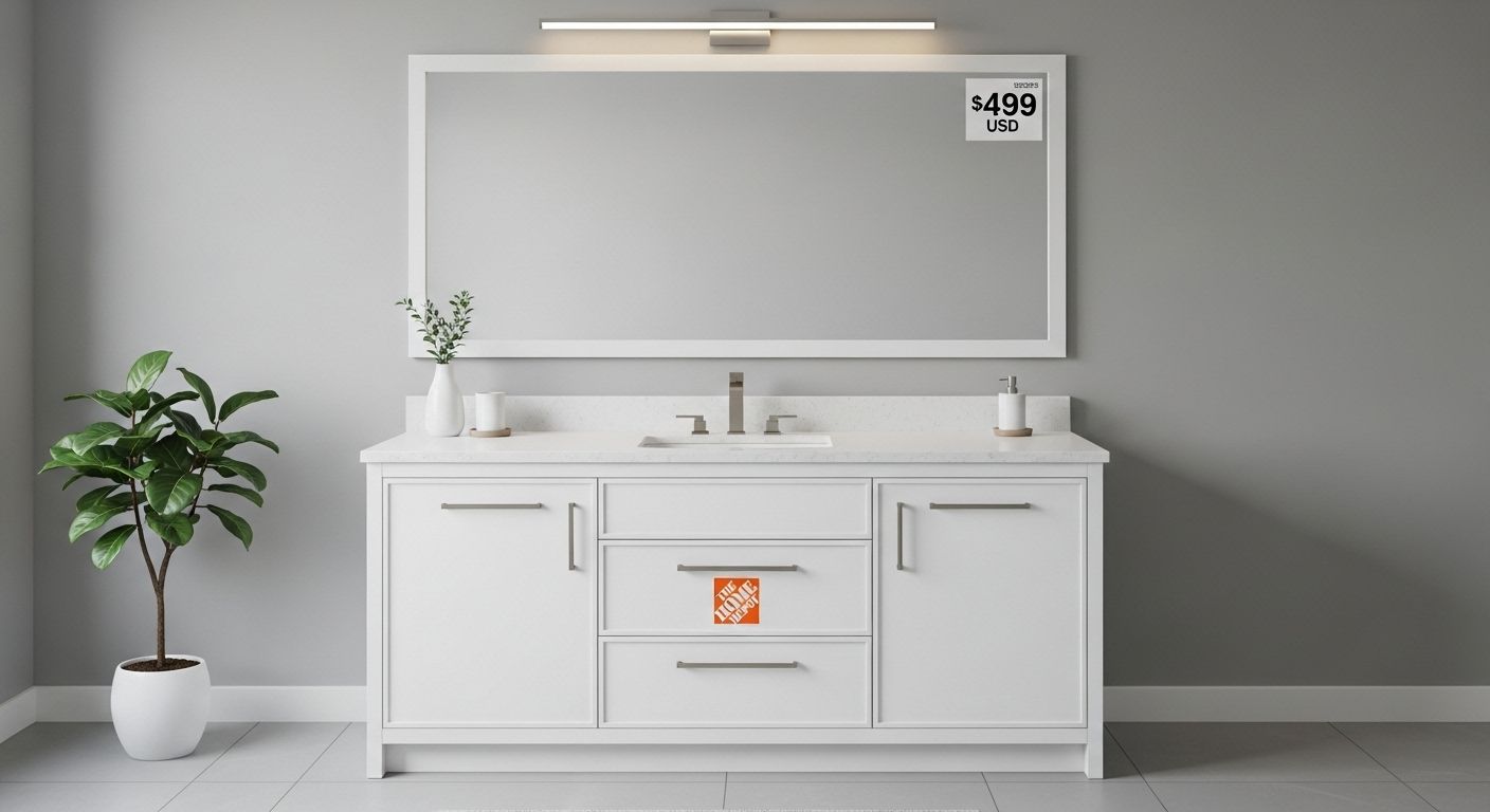 Home Depot Bathroom Cabinets for Modern Style