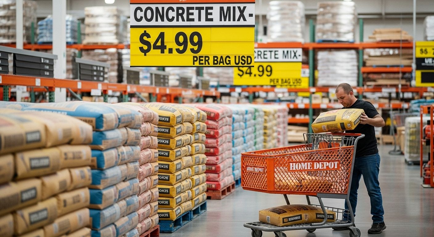 home depot concrete mix