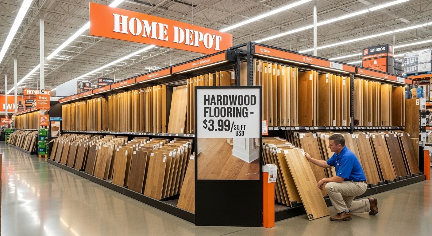 home depot hardwood flooring