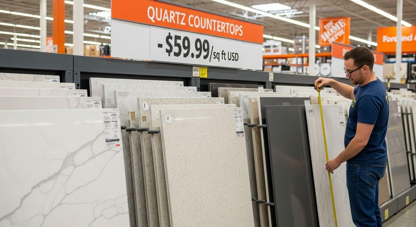 Home Depot Quartz Countertops: Elegant Kitchens