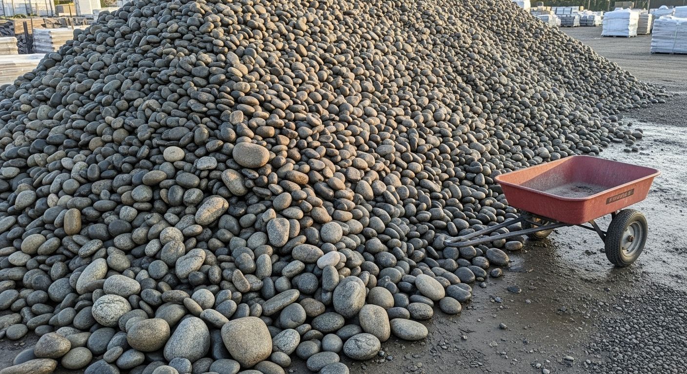 home depot river rock