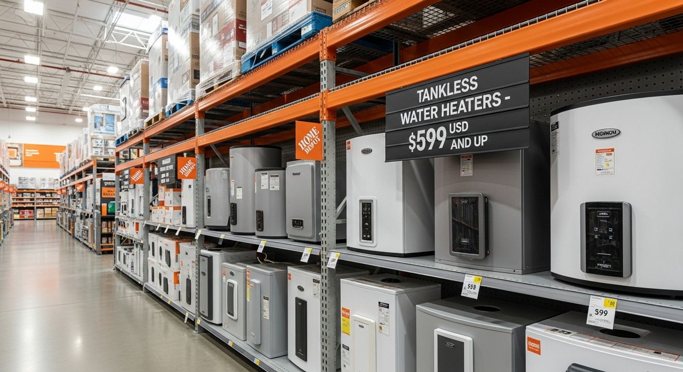 Home Depot Tankless Water Heater: Save Energy