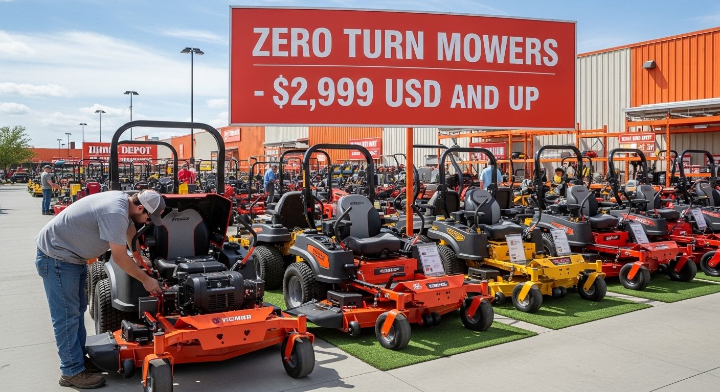 Home Depot Zero-Turn Mowers: Mow Like a Pro