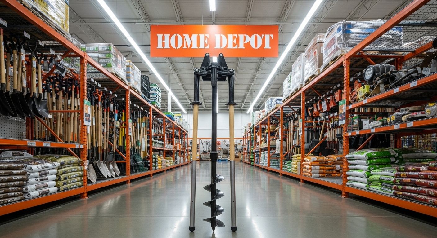 post hole digger home depot