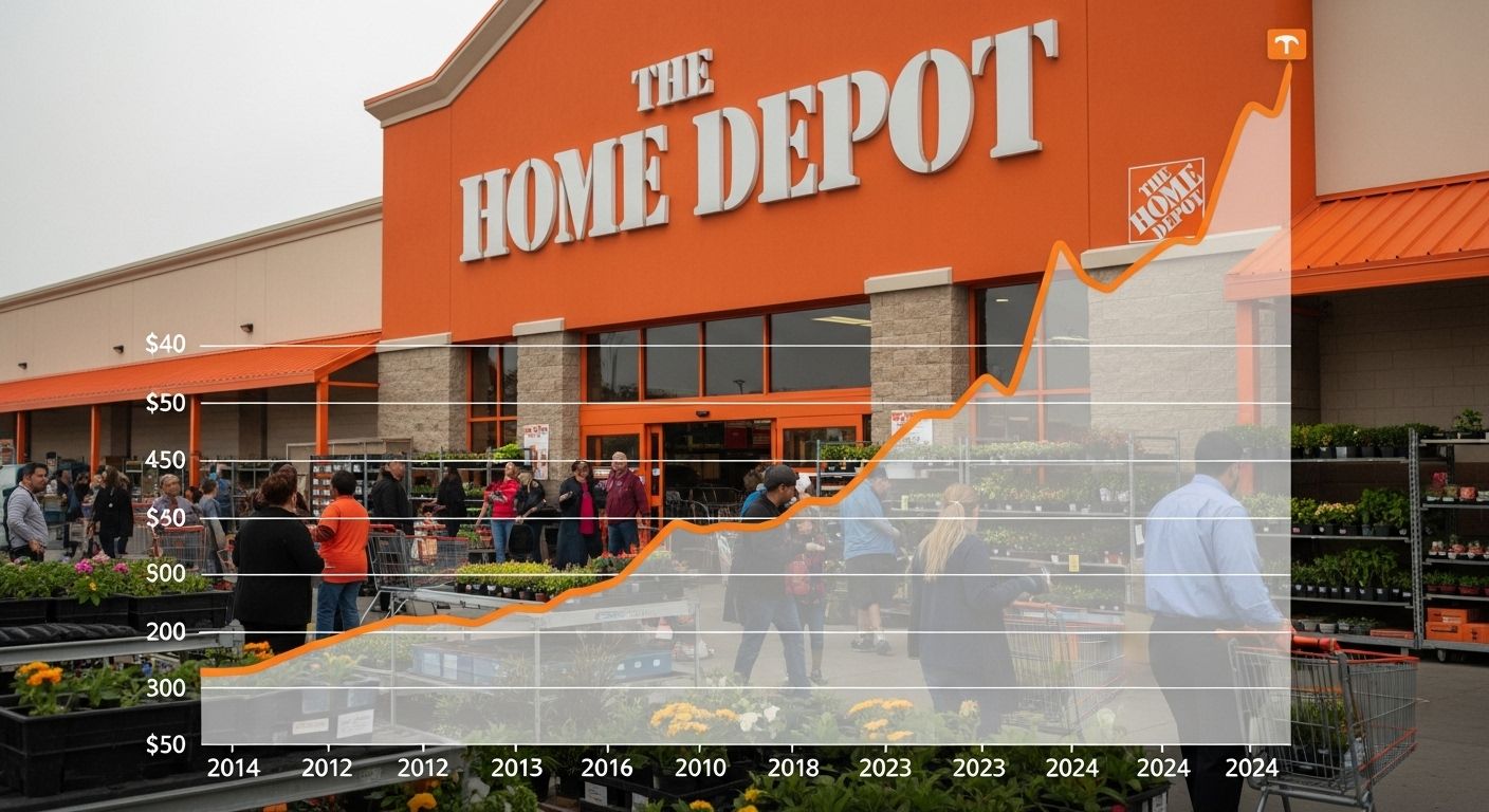 stock price home depot