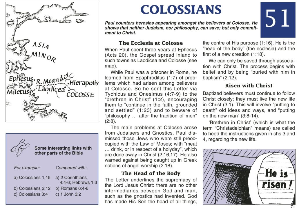About Colossians