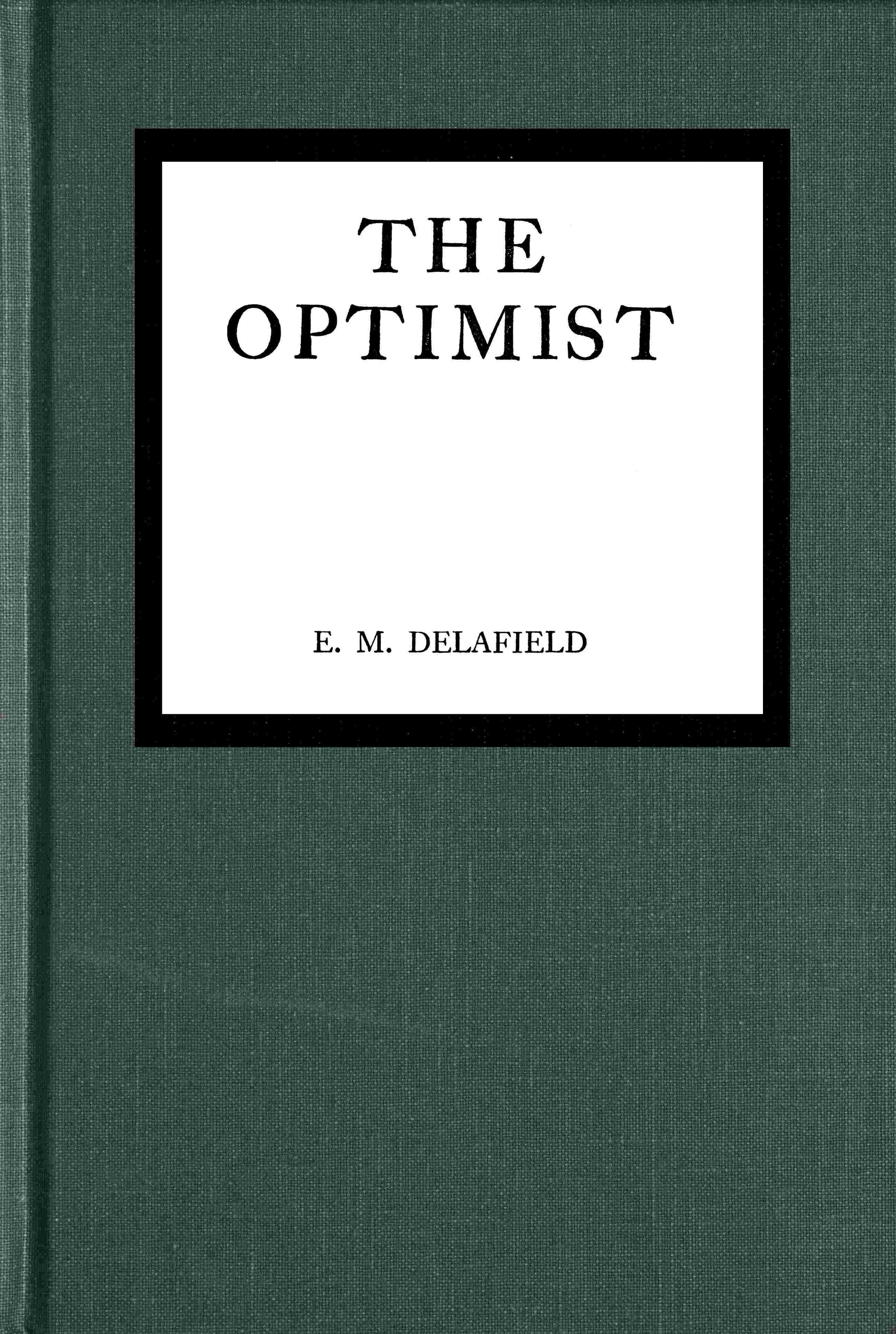 Book cover for The optimist