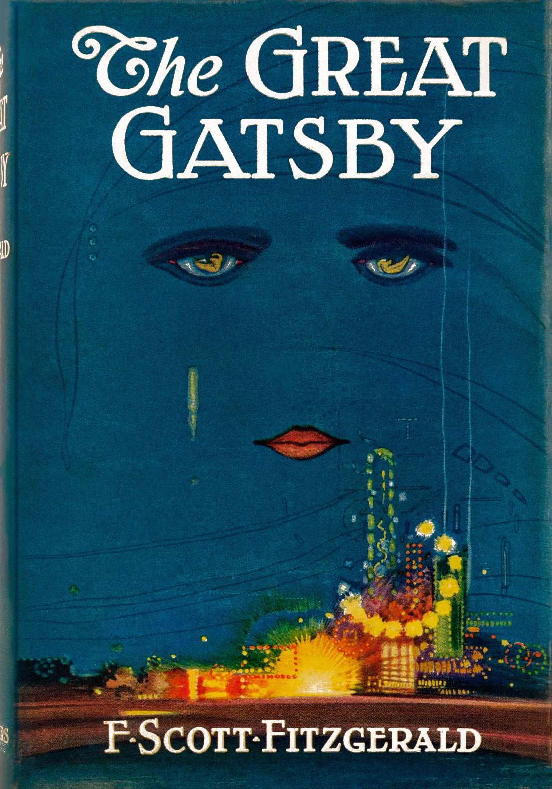 Book cover for The Great Gatsby