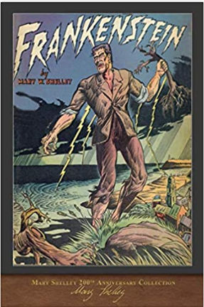 Book cover for Frankenstein; Or, The Modern Prometheus