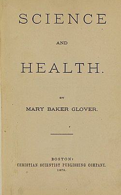 Book cover for Science and Health, with Key to the Scriptures