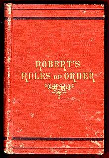 Book cover for Robert's Rules of Order / Pocket Manual of Rules of Order for Deliberative Assemblies