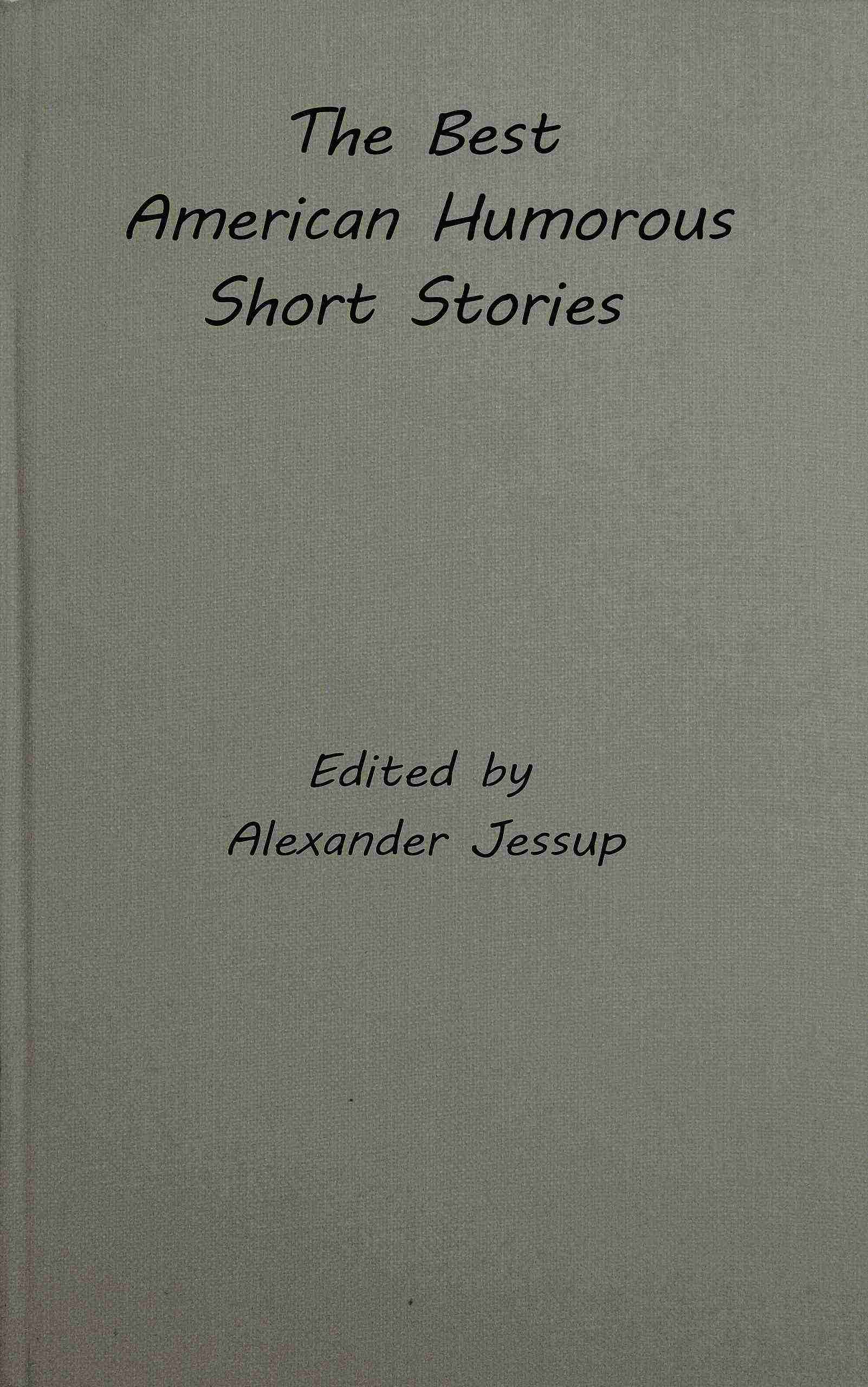 Book cover for The Best American Humorous Short Stories