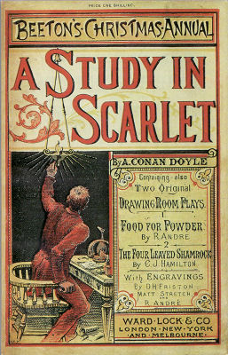 Book cover for A Study in Scarlet
