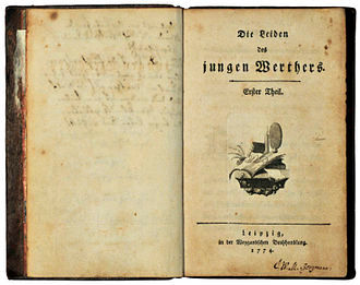 Book cover for The Sorrows of Young Werther