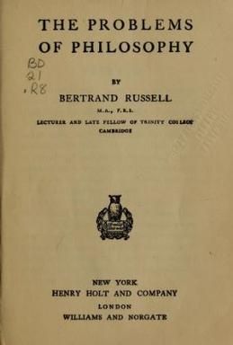 Book cover for The Problems of Philosophy