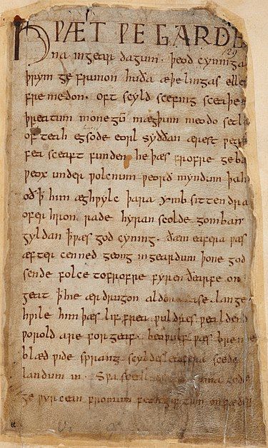 Book cover for Beowulf: An Anglo-Saxon Epic Poem