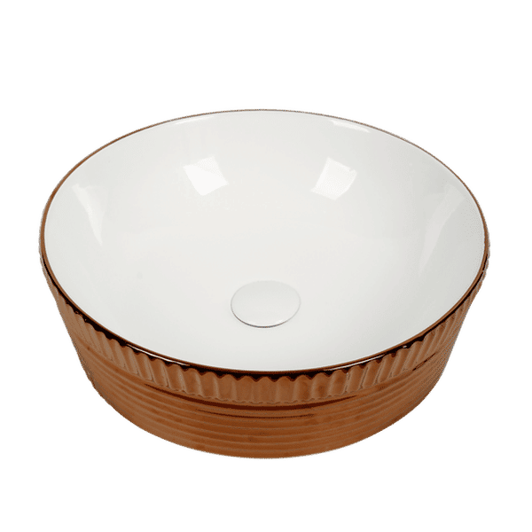 Plating Porcelain Art Basin A747 GRGW