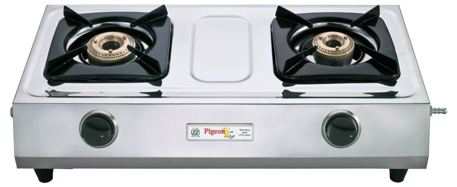 pigeon two burner gas stove