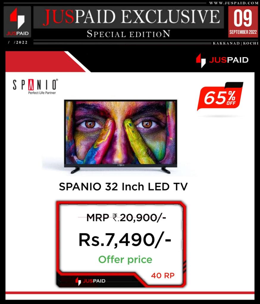 SPANIO 32INCH LED TV
