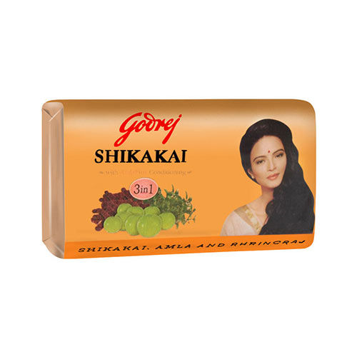 GODREJ SHIKAKAI AMLA AND BHRINGRAJ 3 IN 1 SOAP 75G