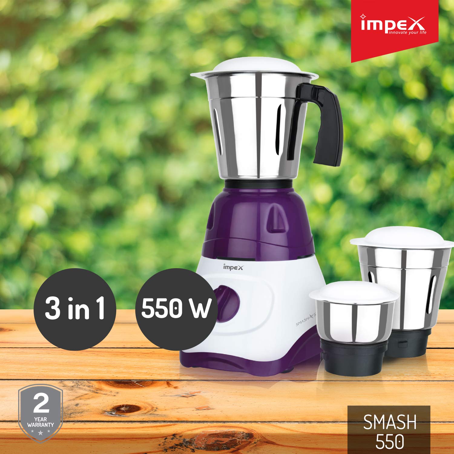 bajaj 550w mixer grinder