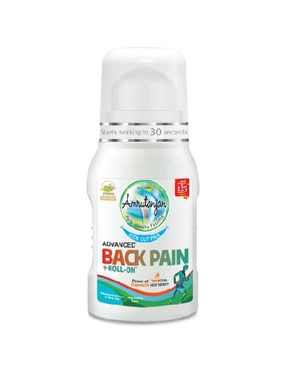 AMRUTANJAN ADVANCED BACK PAIN ROLL ON 50ML