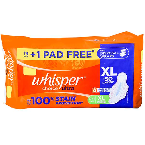 WHISPER CHOICE ULTRA XL WINGS 19+1PAD FREE
