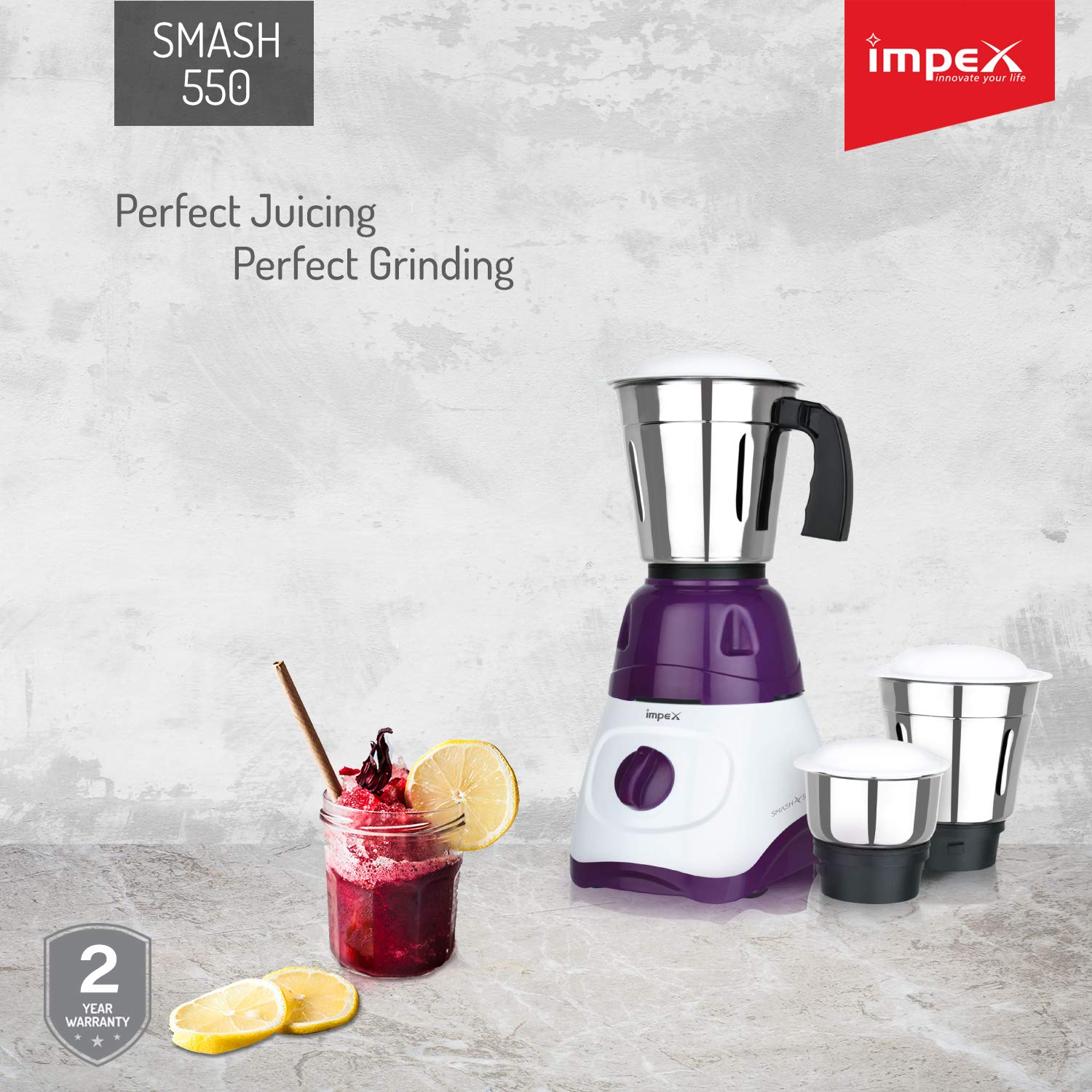 3 JAR 550W MIXER GRINDER SMASH