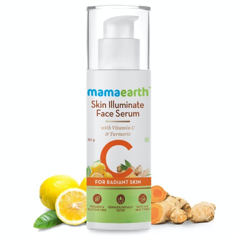 MAMAEARTH VITAMIN C &TURMERIC SKIN ILLUMINATE FACE SERUM 30GM
