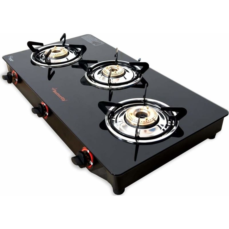 butterfly trio 3 burner gas stove