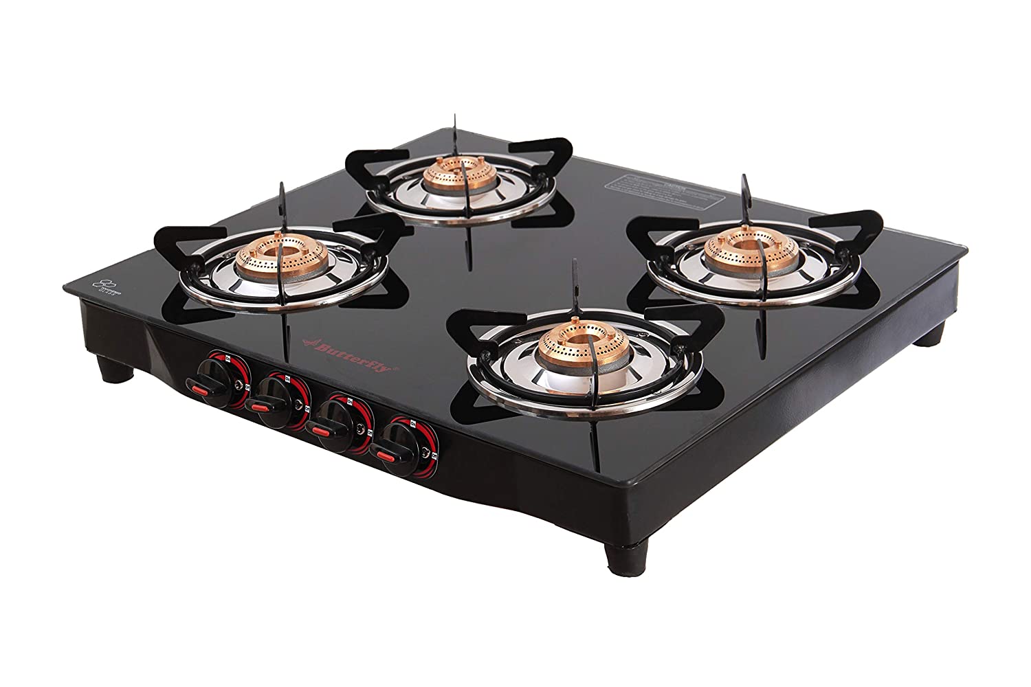 4 burner butterfly gas stove