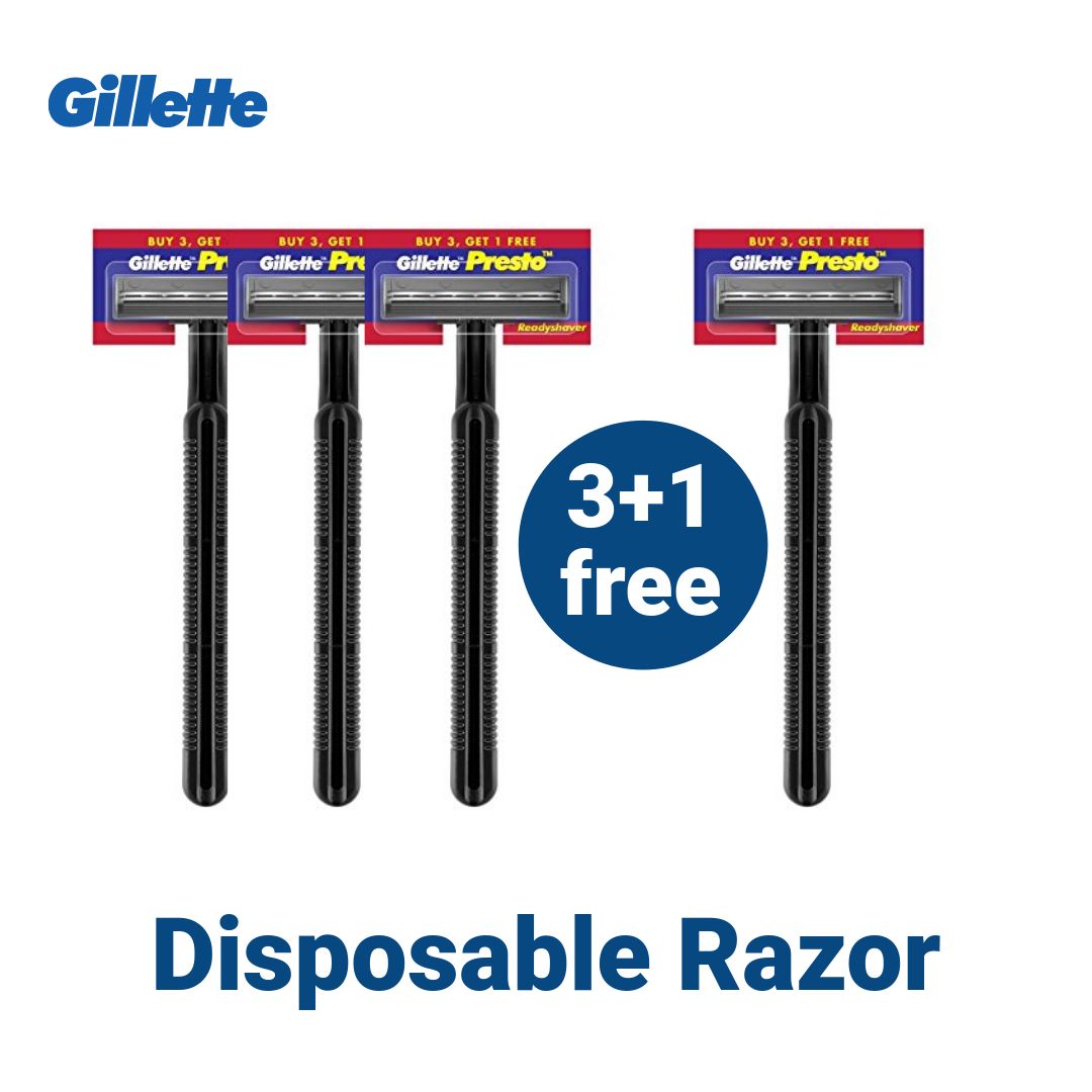 GILLETTE PRESTO 1PCS (BUY 3 GET 1 FREE)