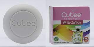 CUTEE WHITE ZAFFRON BEAUTY SOAP 100 GM