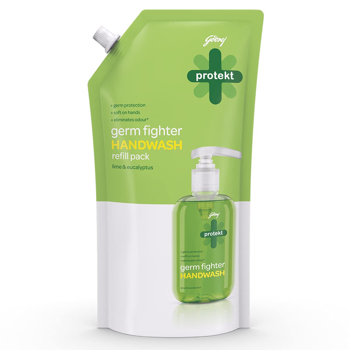 GODREJ PROTEKT LIME & EUCALYPTUS GERM FIGHTER HAND WASH REFILL PACK 750ML