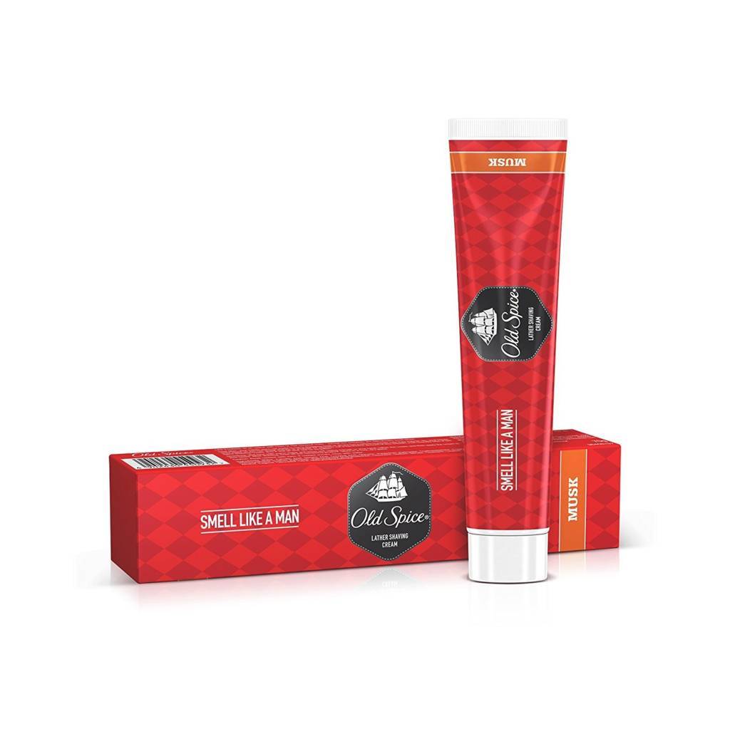 OLD SPICE MUSK LATHER SHAVING CREAM 70G