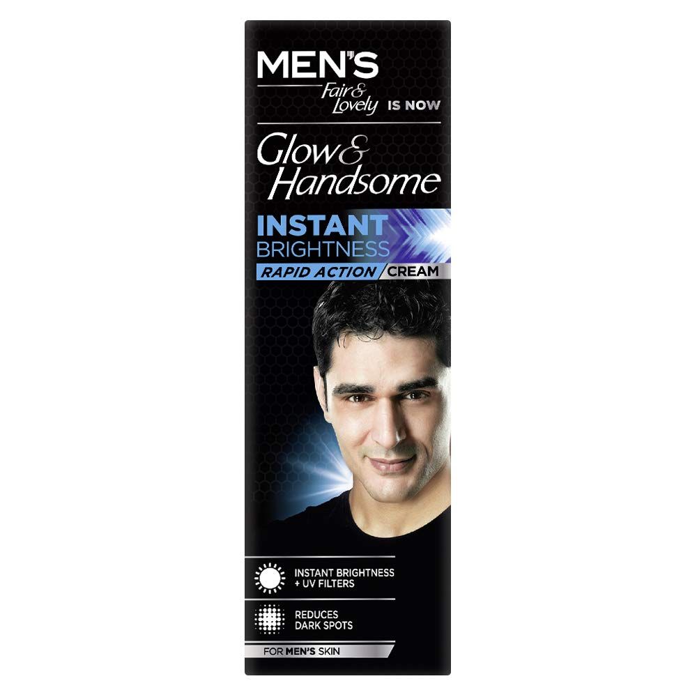 FAIR & LOVELY MENS GLOW & HANDSOME INSTANT BRIGHTNESS RAPID ACTION CREAM 50G