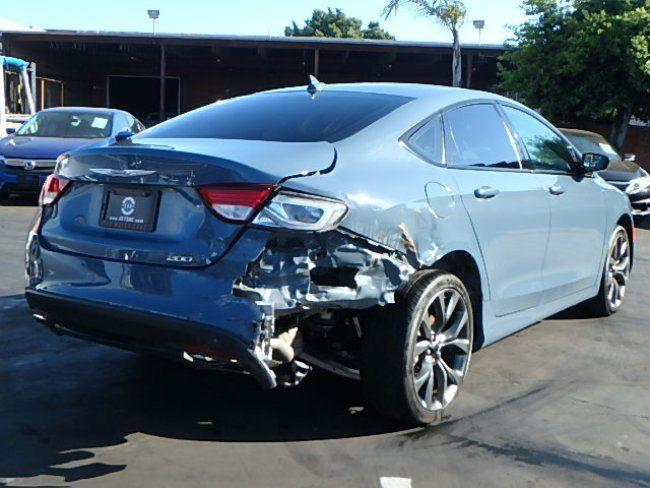 nice color 2015 Chrysler 200 Series S repairable for sale