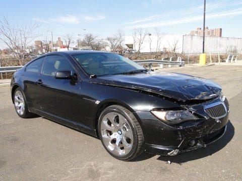 light crash 2007 BMW 6 Series i Repairable for sale