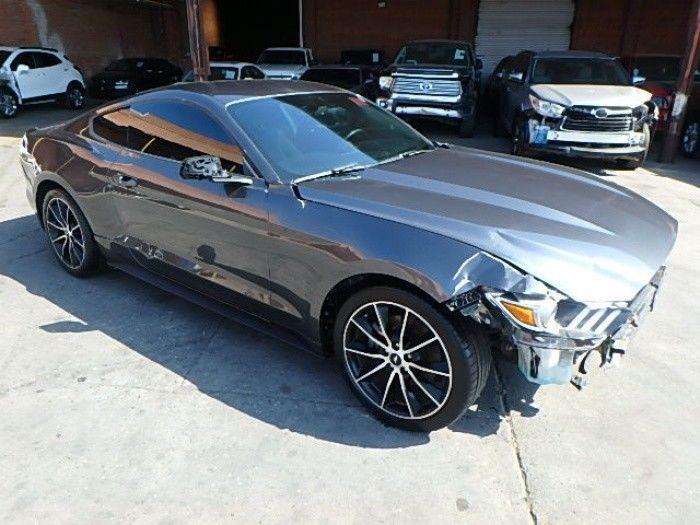 low miles 2016 Ford Mustang EcoBoost repairable