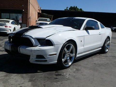 low miles 2014 Ford Mustang Coupe repairable for sale